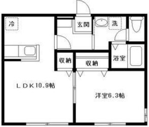 サンハイツUの物件間取画像